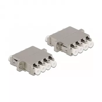 Optical Fiber Coupler DeLOCK LC Quad female to LC Quad female vienmodis