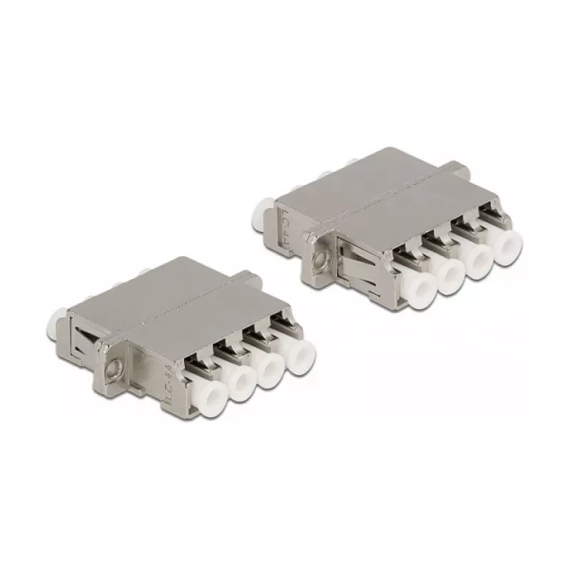 Optical Fiber Coupler DeLOCK LC Quad female to LC Quad female vienmodis