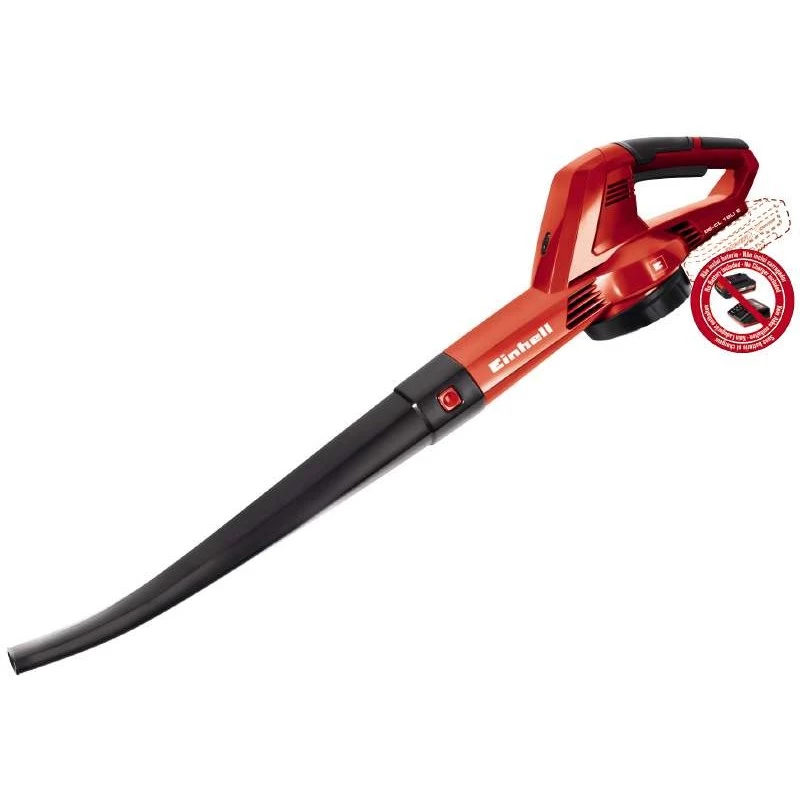 Einhell GE-CL 18 Li E - Solo belaidis lapų pūstuvas 210 km/h, juoda, raudona