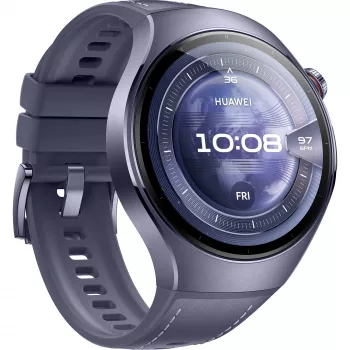 Watch 5 46mm (Rates-L39L), išmanusis laikrodis pilkas/violetinis, kompozitinis laikrodžio dirželis pilkai violetinis, korpusas iš titano