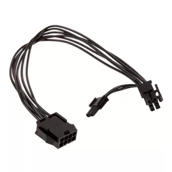 Maitinimo laidas Kolink PCIe 8 kontaktų į ATX/EPS 8 kontaktų 0,35 m juodas