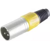 XLR jungtis ShiverPeaks BS55002-S juoda, 3 kaiščių audio kištukas