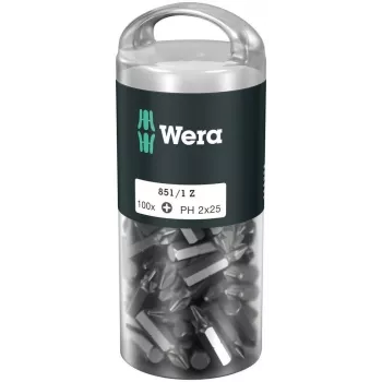 Wera 851/1 Z DIY 100 SiS atsuktuvų antgalis 100 vnt.