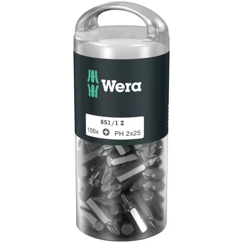 Wera 851/1 Z DIY 100 SiS atsuktuvų antgalis 100 vnt.