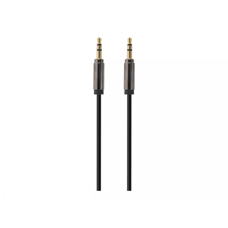 Gembird laidas CCAP-444-0.75M (Mini Jack M - Mini Jack M, 0,75 m, juodos spalvos) Garso laidas 3,5 mm juodas (CCAP-444-0.75M)