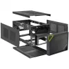 PC korpusas Sharkoon SHARK ZONE C10 Mini-ITX, juoda, geltona