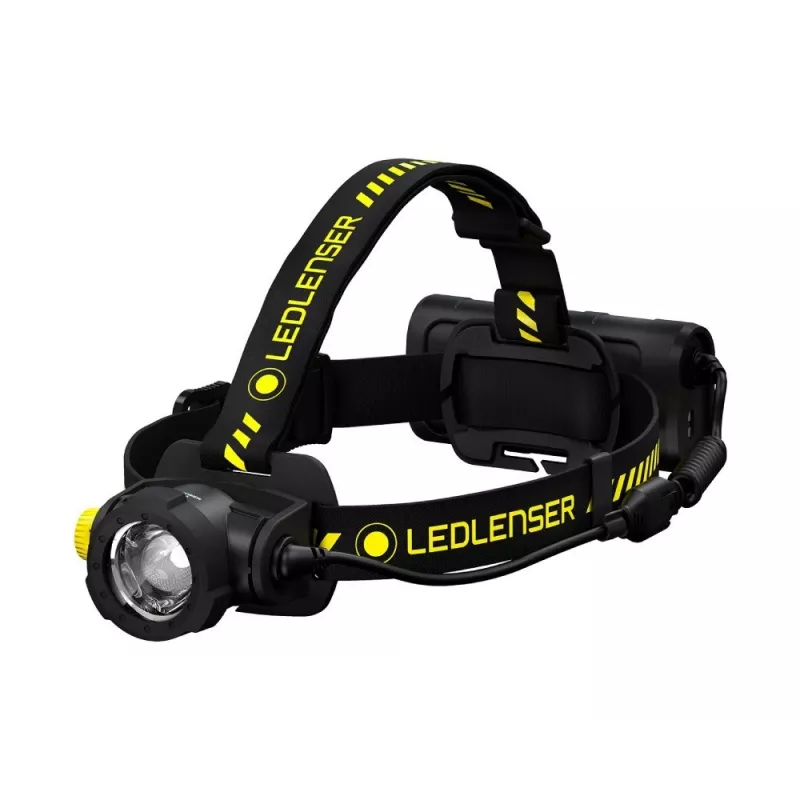 Galvos juostos žibintuvėlis Led Lenser H15R Work juoda geltona