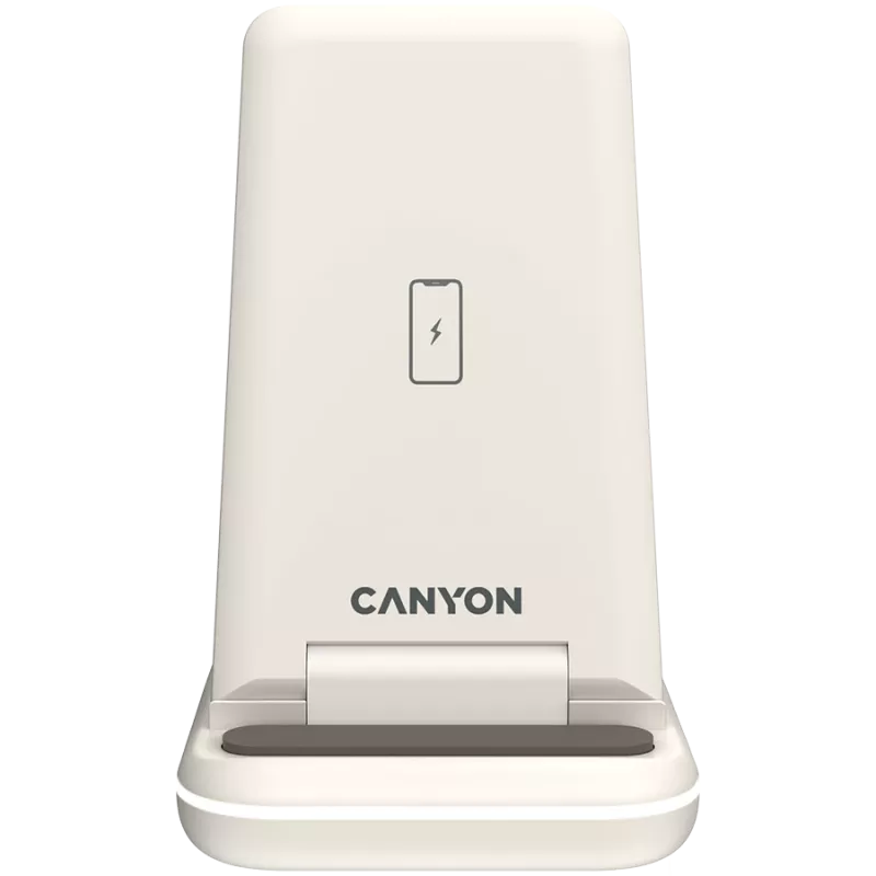 Maitinimo adapteris CANYON WS-304 Cosmic latte, įvestis 9/12 V, greitas įkrovimas, 0,168 kg