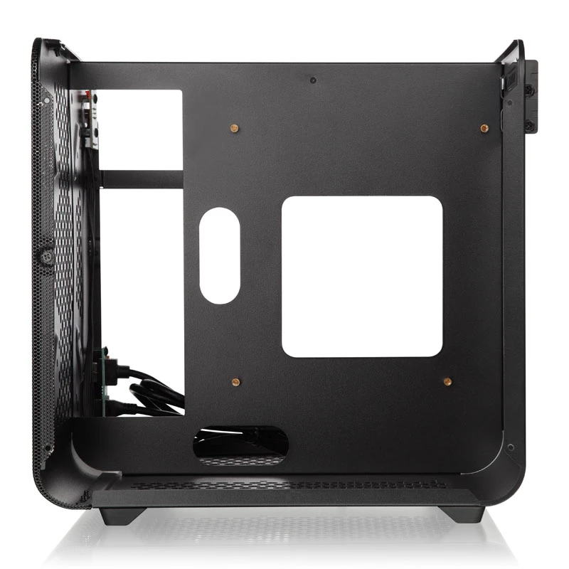 Mini-ITX korpusas RAIJINTEK METIS EVO TG — grūdintas stiklas, mėlynas