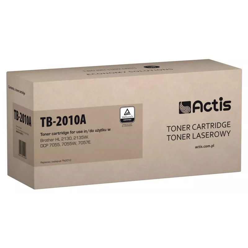Actis TB-2010A Toneris (pakaitalas Brother TN2010; Standartinis; 1000 puslapių; juodas)