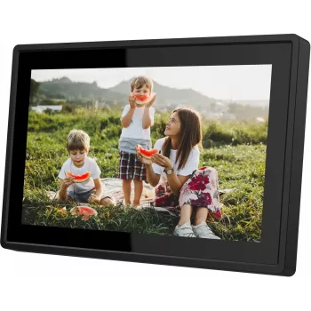 Skaitmeninis nuotraukų rėmelis SENCOR SDF1092B 10,1 col. jutiklinis IPS 1280×800 Wi‑Fi 4,6 GB MicroSD tvirtinamas prie sienos
