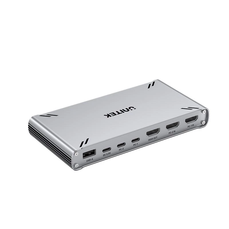 Unitek USB-C 10GBPS KVM jungiklis su HDMI