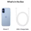 Išmanusis telefonas Apple iPhone 17 6,1 colio 256 GB rūko mėlynos spalvos