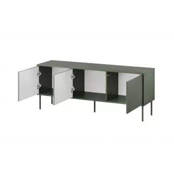 Cama RTV 3D TRESSE Spintelė 150x40x55 matinis žalias