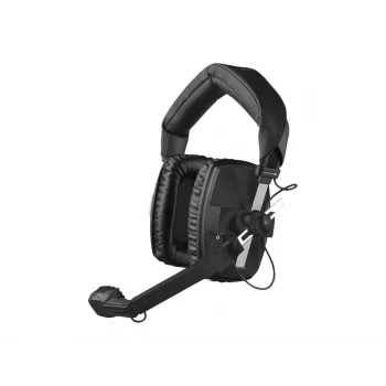 Ausinės su mikrofonu Beyerdynamic DT 109 200/50 juodos — profesionalios transliacijų ryšio ausinės su mikrofonu