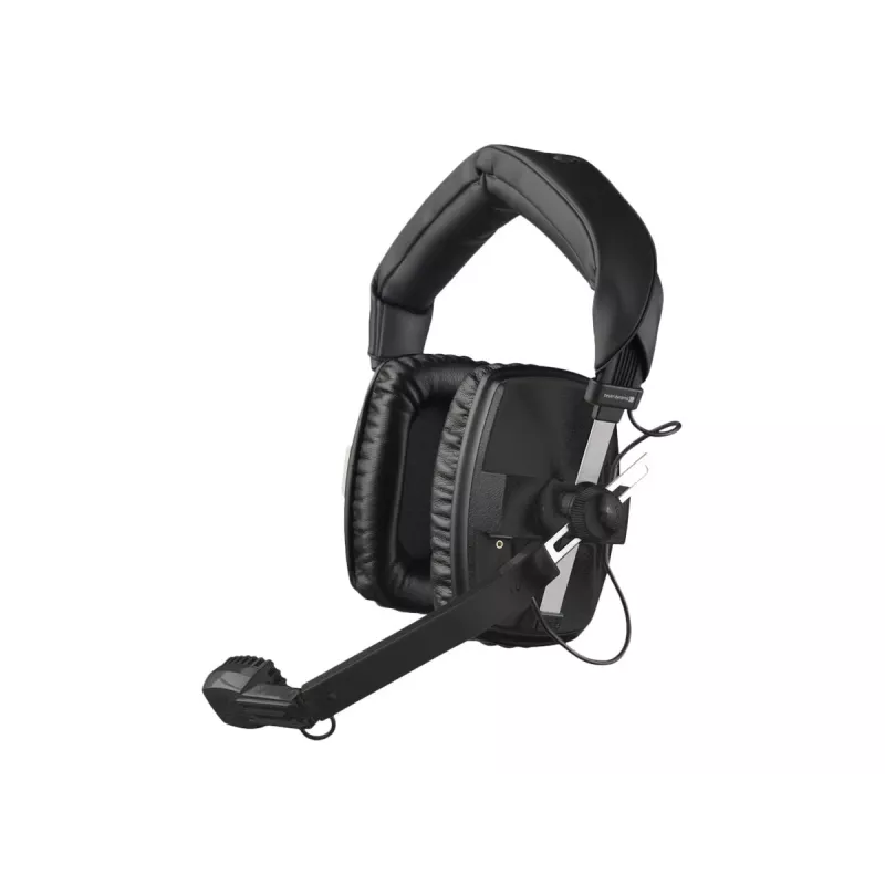 Ausinės su mikrofonu Beyerdynamic DT 109 200/50 juodos — profesionalios transliacijų ryšio ausinės su mikrofonu
