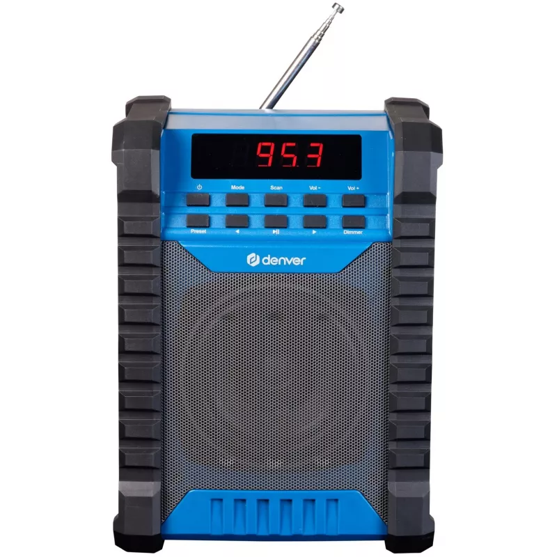 Denver WRB-60 FM siųstuvas Bluetooth mėlynas, pilkas