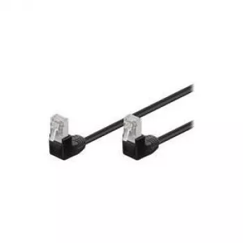 Tinklo kabelis Goobay 96078 juodas 1 m Cat5e F/UTP