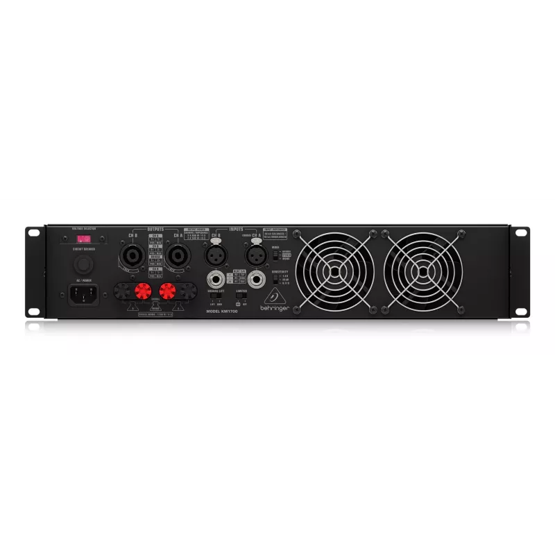 Behringer KM1700 garso stiprintuvas, skirtas scenai / pasirodymams, juodas