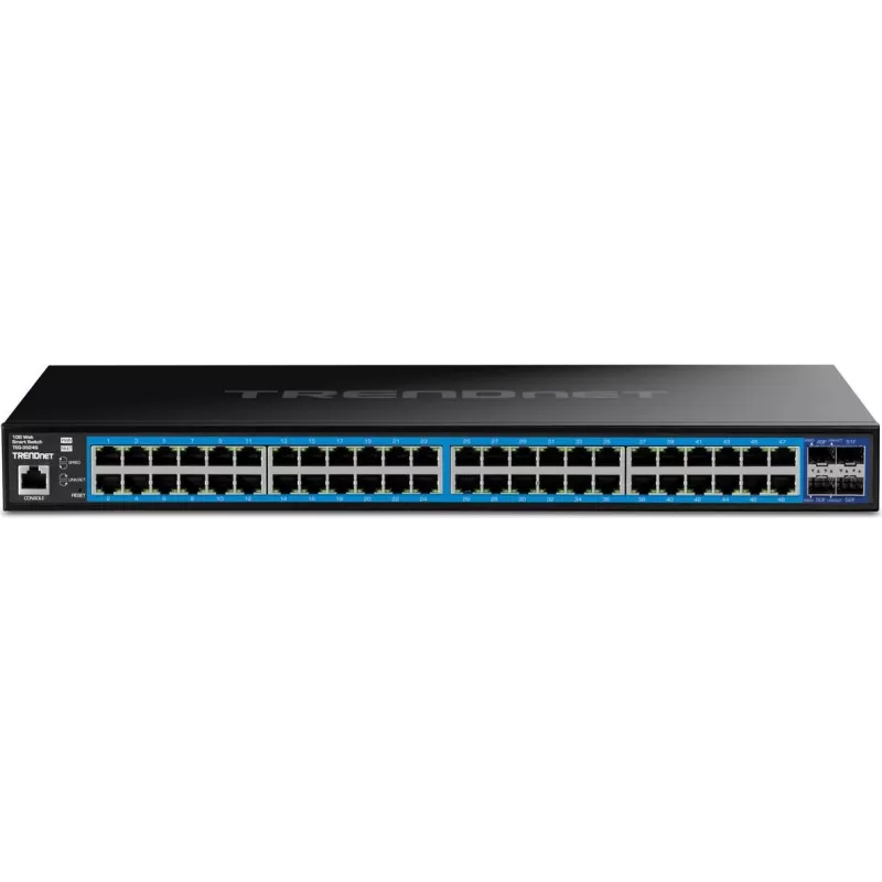 TRENDNET TEG-3524S 52 prievadų 2 lygmens gigabitinio valdomo tinklo komutatorius