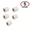 Termo etiketės BESTPAK 50 × 30 mm — tiesioginė terminė spauda, HotMelt klijai, 5 × 1000 lapų (viso 5000), baltos