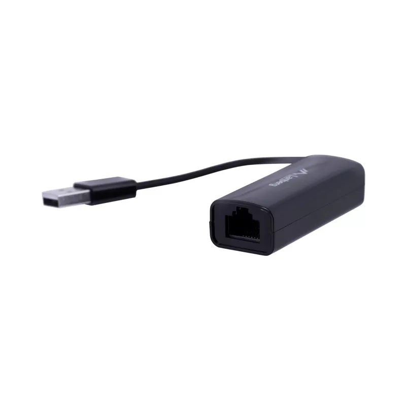 Tinklo sąsajos plokštė LANBERG NC-0100-01 USB 10 Gbit/s, karštas keitimas, kabelis 0,15 m, juoda