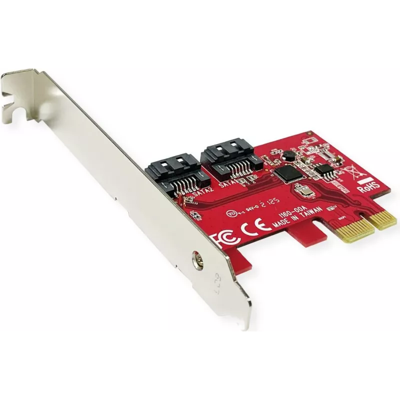Internal SATA sąsajos kortelė ROLINE 15062148 PCIe Low-profile 6 Gbit/s