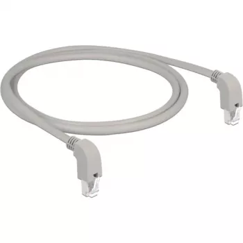 Tinklo kabelis DeLOCK 85877 Cat6a S/FTP 1 m pilkas