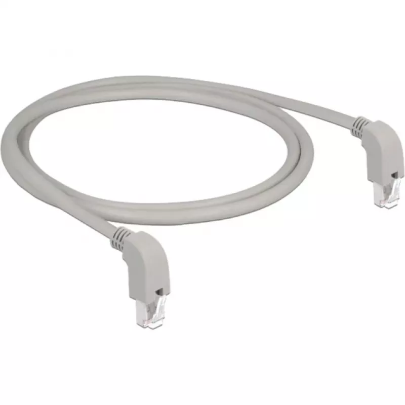 Tinklo kabelis DeLOCK 85877 Cat6a S/FTP 1 m pilkas