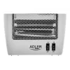Adler | Šildytuvas | AD 7709 | Halogeninis šildytuvas | 800 W | Galios lygių skaičius 2 | Balta