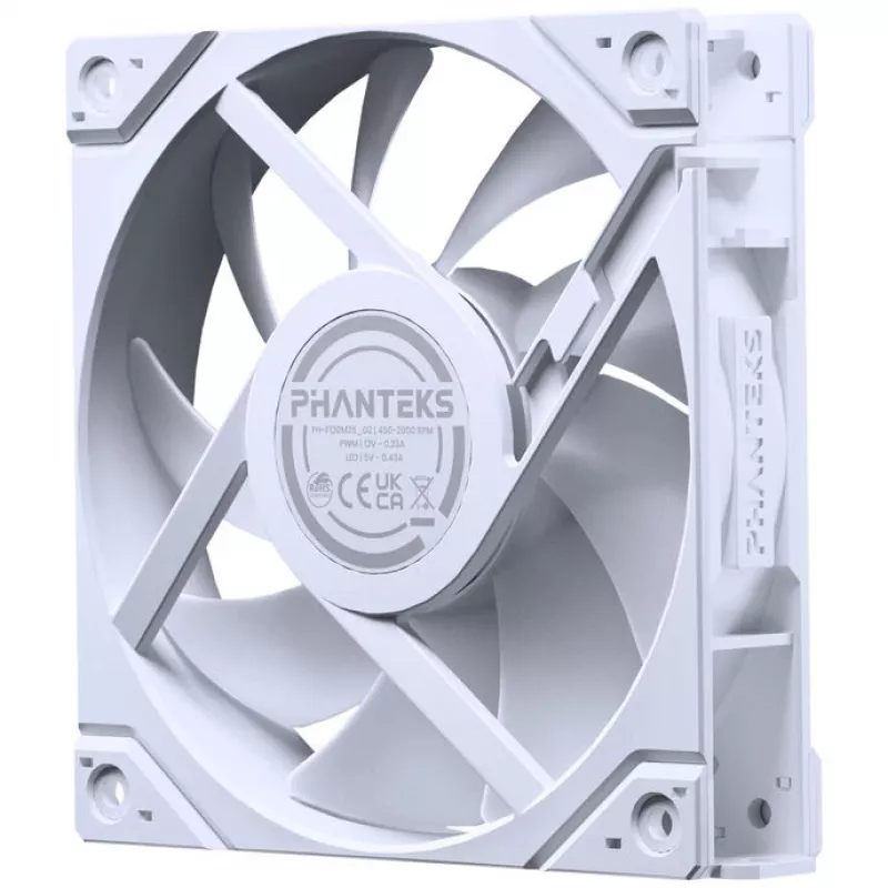 Aušinimo ventiliatorius PHANTEKS M25G2-120 D-RGB Reverse Blade 120mm 3 vnt. baltas