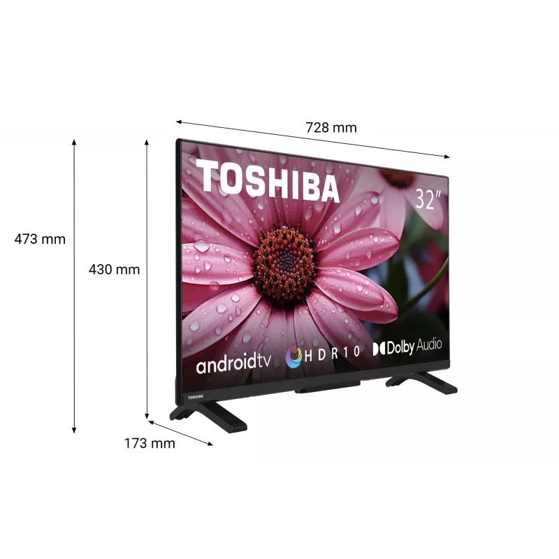 TV Toshiba 32WA2363DG 32 colių HD DLED 1366 x 768
