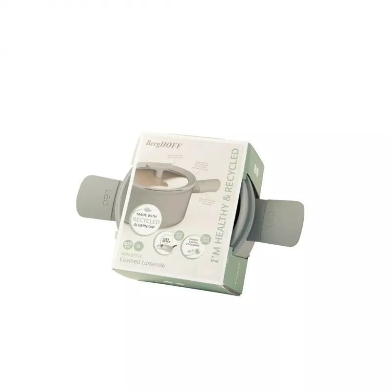 BergHOFF 3950428 sriubos puodas, 3,1 l, pilkas, aliuminis