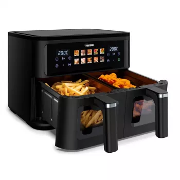 Karšto oro gruzdintuvė Tristar FR-9075 Double 9 L, 2500 W, jutiklinis valdymas, LCD, juoda, min 60 °C