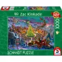 Dėlionė Schmidt Spiele Zac Kinkade Santa's North Pole — 1000 detalių