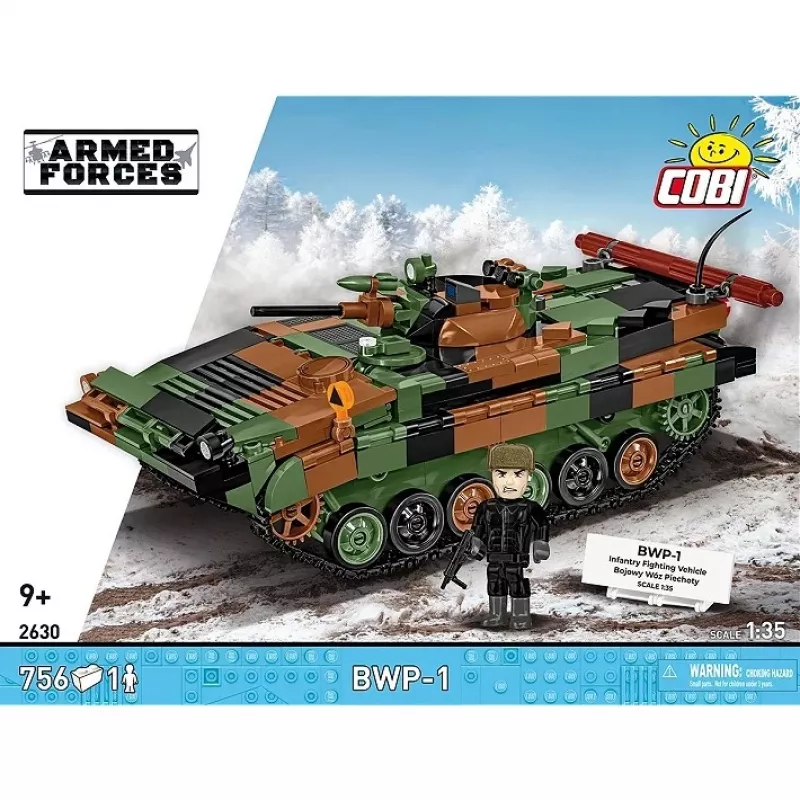 Cobi Armed Forces BWP-1 2630 — lenkų/ukrainiečių amfibinio pėstininkų kovos mašinos modelio rinkinys