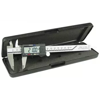 Liniuotė metalinė plastikinė juoda sidabrinė InLine 43002