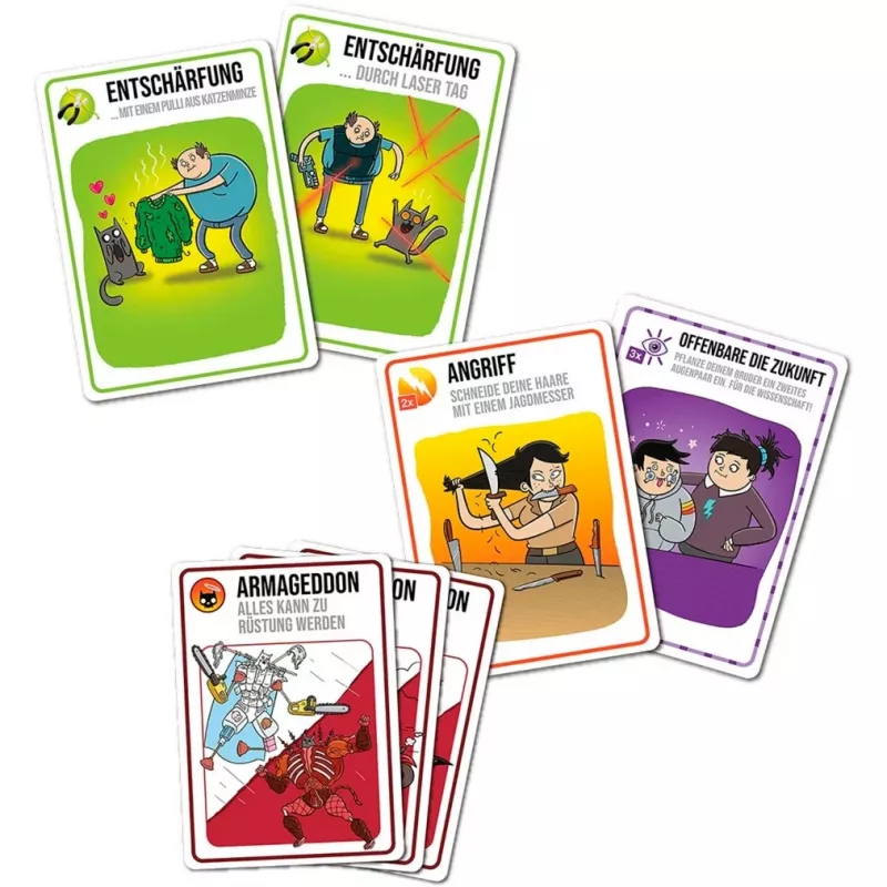 Exploding Kittens - Good vs. Evil, Kortų žaidimas