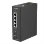 D-Link 6 prievadų Gigabit pramoninis PoE+ nevaldomas komutatorius su 2 SFP prievadais