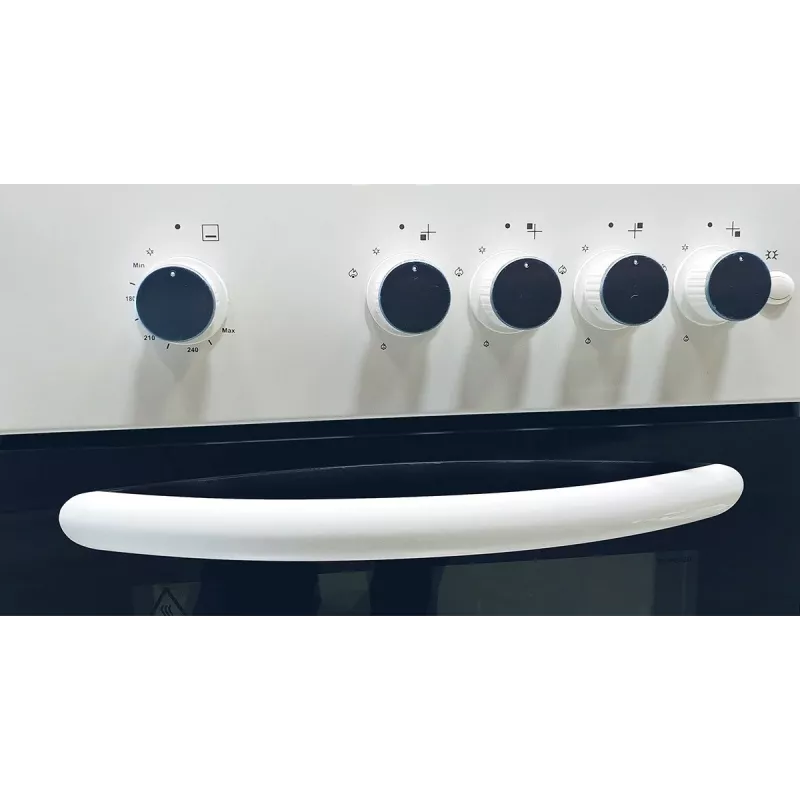 Dujinė viryklė MPM MPM-54-KGF-21, 4 degiklių kaitlentė, 60 cm, dujinė, balta, energijos klasė A