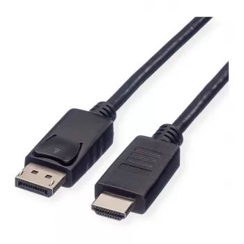 ROLINE Recycled Material 11.45.5781 vaizdo kabelio adapteris 2 m DisplayPort HDMI Juoda