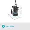 Povandeninis siurblys GARDENA 09018-47 — 550 W variklis vandens šalinimui ir perkėlimui