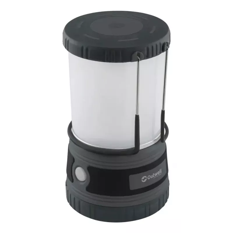USB maitinamas kempingo žibintas Outwell Carnelian DC 1000, LED 1000 lm, 2700 K, Li-Ion, ABS/Aliuminis, 115×115×200 mm
