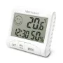 Elektroninis vidaus higrometras Medisana HG 100 — Skaitmeninis termometras, drėgmė 20–90%, temp. -10–50 °C, stalinis ekranas, baterija AAA