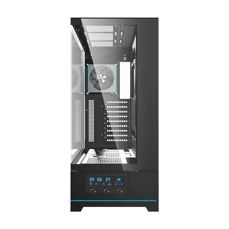 Kompiuterio korpusas darkFlash DY451L PRO Juoda ATX juodas
