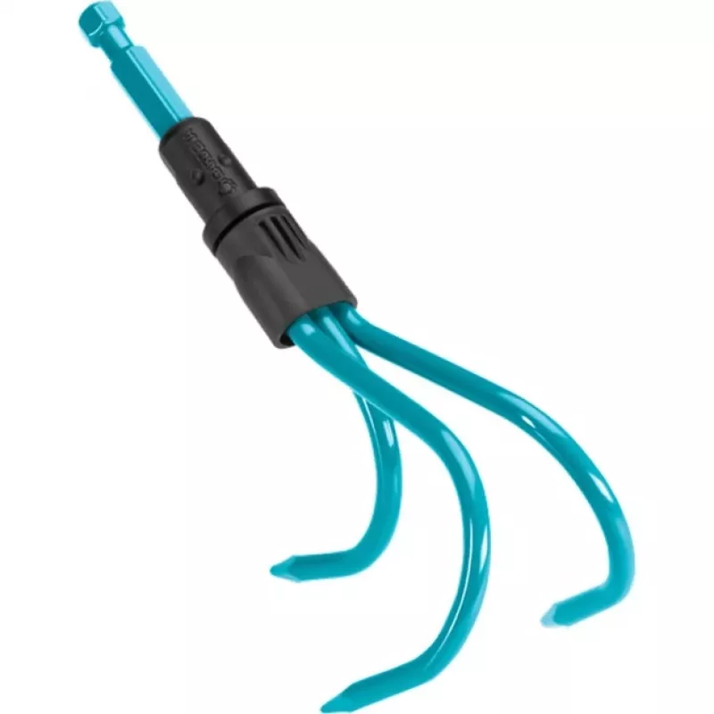 combisystem-cultivator and -rake complete offer (turquoise/Wood, 30cm, 9cm)