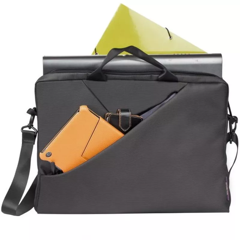 Messenger case Rivacase 8730 39.6 cm (15.6 inch) Juoda