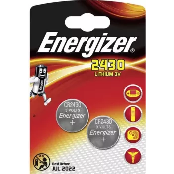 Energizer CR2430 - ličio - mygtukinė/monetinė baterija - CR2430 - lizdinė pakuotė (637991)