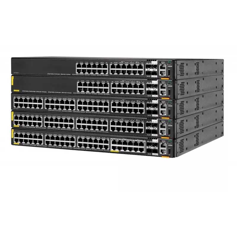 HPE - Aruba 6200M 36G 12SR5 Class6 PoE 4SFP+ Switch - jungiklis - maks. rietimo atstumas 10 km - L3 - valdomas - 36 x 10/100/1000 (4PPoE) + 12 x 1/2.5/5GBase-T (4PPoE) + 4 x 1 Gigabit