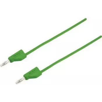 VOLTCRAFT bandymų laidas [Kištukas 4 mm - Kištukas 4 mm] 1,5 m Žalias MSB-300 (MSB-300-1.5-GR)
